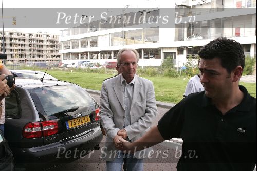 Amsterdam 31 juli 2004 
Sven Goran Eriksson arriving  at the training of Arsenal