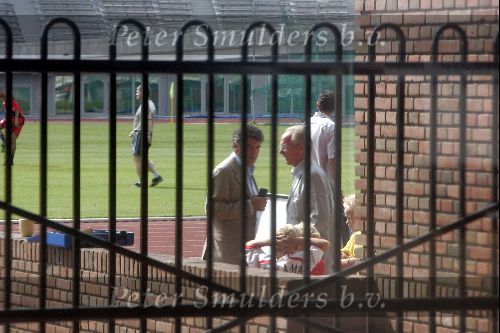 Amsterdam 31 juli 2004
Sven Goran Eriksson together with David Dein