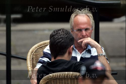 Amsterdam 31 juli 2004
Sven Goran Eriksson having lunch at  the hilton hotel