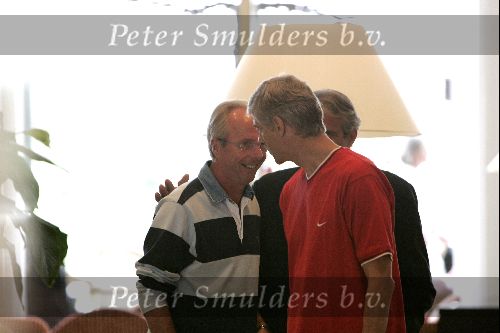 Amsterdam 31 juli 2004
Sven Goran Erikssontogether with Arsene Wenger in  the hilton hotel