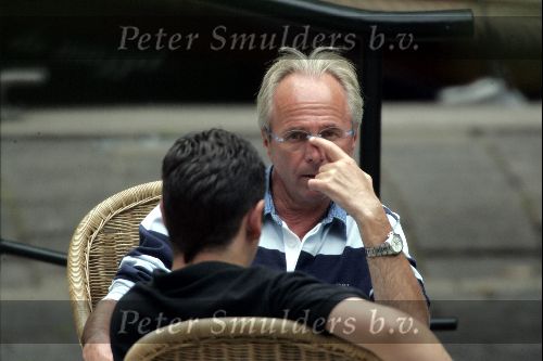 Amsterdam 31 juli 2004
Sven Goran Eriksson having lunch at  the hilton hotel