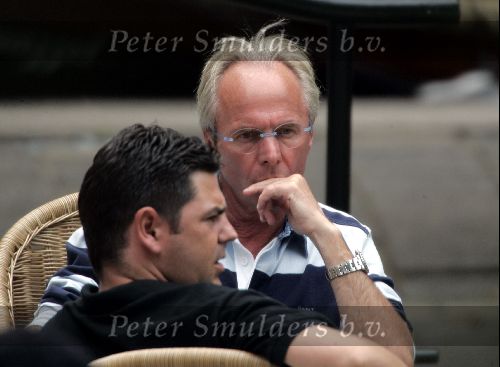 Amsterdam 31 juli 2004
Sven Goran Eriksson having lunch at  the hilton hotel
