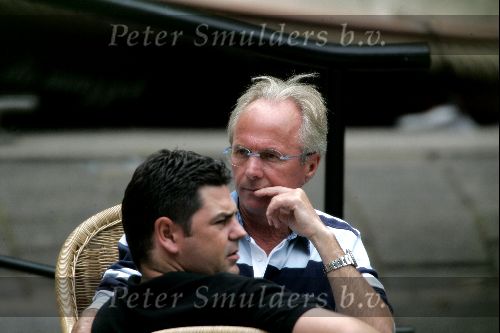 Amsterdam 31 juli 2004
Sven Goran Eriksson having lunch at  the hilton hotel