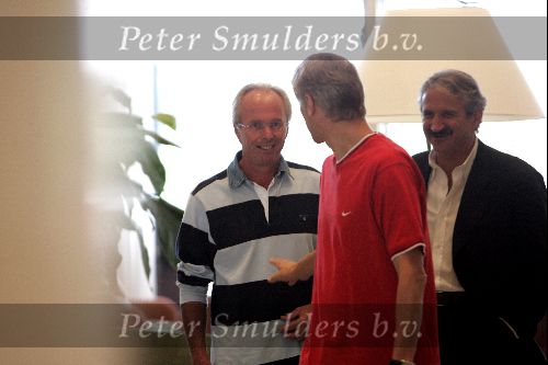 Amsterdam 31 juli 2004
Sven Goran Erikssontogether with Arsene Wenger in  the hilton hotel