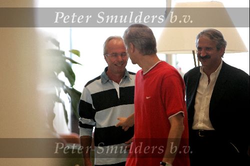 Amsterdam 31 juli 2004
Sven Goran Erikssontogether with Arsene Wenger in  the hilton hotel