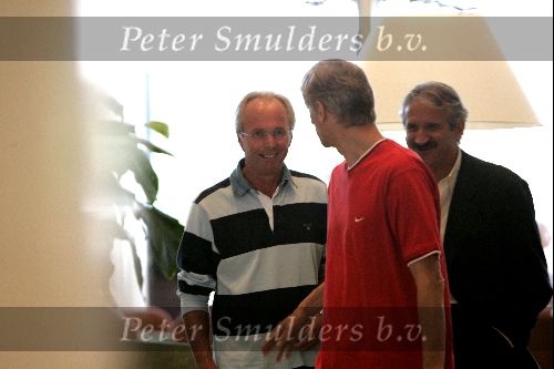 Amsterdam 31 juli 2004
Sven Goran Erikssontogether with Arsene Wenger in  the hilton hotel
