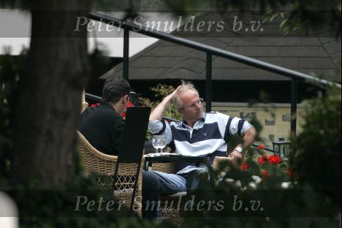 Amsterdam 31 juli 2004
Sven Goran Eriksson having lunch at  the hilton hotel