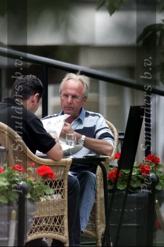 Amsterdam 31 juli 2004
Sven Goran Eriksson having lunch at  the hilton hotel