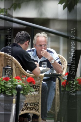 Amsterdam 31 juli 2004
Sven Goran Eriksson having lunch at  the hilton hotel