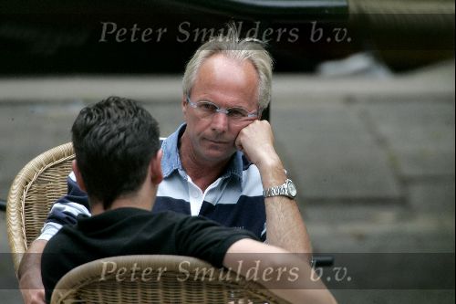 Amsterdam 31 juli 2004
Sven Goran Eriksson having lunch at  the hilton hotel