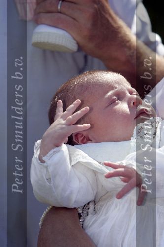 Wassenaar 17 juli 2005
Fotomoment met Maxima Amalia Prins Willem Alexander en Alexia bij hun woning \