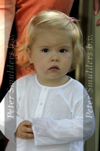 Wassenaar 17 juli 2005
Fotomoment met Maxima Amalia Prins Willem Alexander en Alexia bij hun woning \