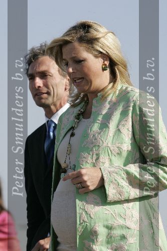 Scheveningen 9 juni 2005
Maxima  zwanger en Prins Willem Alexander bij strandtent Wij.
Feestje van Wapem. paul Rosemuller
Peter Smulders bv