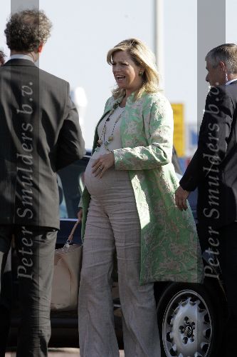 Scheveningen 9 juni 2005
Maxima  zwanger en Prins Willem Alexander bij strandtent Wij.
Feestje van Wapem. paul Rosemuller
Peter Smulders bv