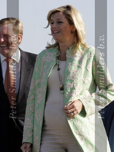 Scheveningen 9 juni 2005
Maxima  zwanger en Prins Willem Alexander bij strandtent Wij.
Feestje van Wapem. paul Rosemuller
Peter Smulders bv