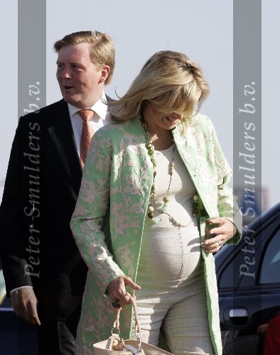 Scheveningen 9 juni 2005
Maxima  zwanger en Prins Willem Alexander bij strandtent Wij.
Feestje van Wapem. paul Rosemuller
Peter Smulders bv
