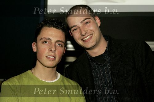 Amsterdam 1 maart 2005
Feestje van Gotcha met Georgina Verbaan.
Lange Frans en Baas B
Peter Smulders bv