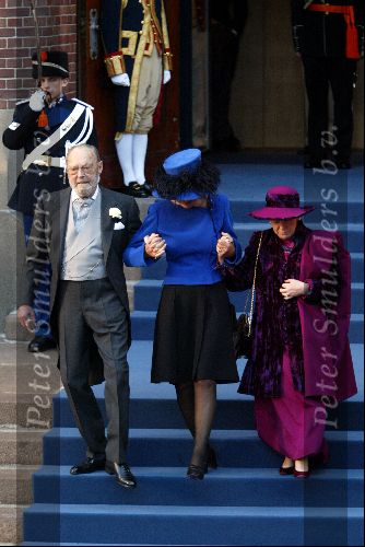 Amsterdam 2 februari 2002
Trouwen Prins Willem Alexander met Maxima
Prins Bernhard met Prinses Christina en Prinses Irene