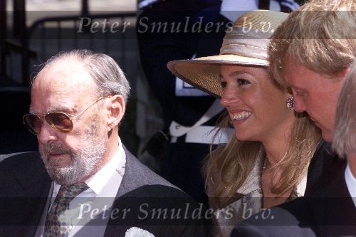 Den Haag 19 mei 2001
Laurentien Brinkhorst en Prins Constantijn trouwen voor de kerk.
Prins Bernhard