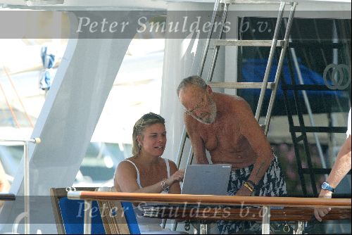 Porto Ercole 20 juli 2003
Prins Bernhard prins constantijn Prins pieter Christaan Anita en prinses laurentien op Jumbo VI
