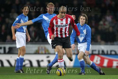 Eindhoven, 5 November 2005 
Kompetitiewedstrijd Seizoen 2005/2006 
PSV-Sparta eindstand 3-0
Alex op volle snelheid
© Foto Bart Bel