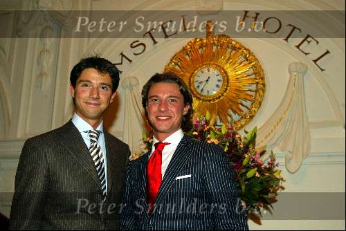 Amsterdam 6 oktober 2003
Beau Monde Awards in het amstel hotel
Matijn Lussink en Sander Lussink