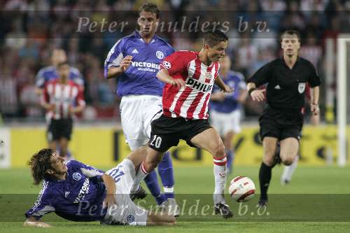 PSV Schalke 04 Eindhoven 1-0 debuut europees voetbal