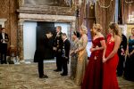 Amsterdam, 17 Juni 2026 Keizer Naruhito, keizerin Masako van Japan, Koning Willem Alexander Koningin Maxima Prinses Amalia en Prinses Ariane tijdens het staatsbanket in het Koninklijk Paleis Amsterdam. 

Naruhito brengt een driedaags staatsbezoek aan Nederland.

