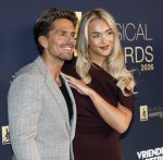Leusden 20 mei 2026
Andre Hazes en zijn vriendin Noa Braaf voor het eerst samen op een rode loper tijdens het Musicalawards Gala bij AFAS>