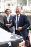 Amsterdam 3 juni 2026
Koning Willem Alexander en Koningin Maxima arriveren bij Carre  voor het Holland festival . Arthur v Dijk ontvangt ze .