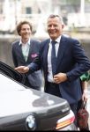 Amsterdam 3 juni 2026
Koning Willem Alexander en Koningin Maxima arriveren bij Carre  voor het Holland festival . Arthur v Dijk ontvangt ze .