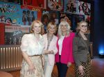 Hilversum 15 mei 2026
Marga Bult Rita v Rooij Margot v d Ven en Gemma v Eck van damesgroep Babe bij omroep Max op het mediapark .