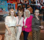 Hilversum 15 mei 2026
Marga Bult Rita v Rooij Margot v d Ven en Gemma v Eck van damesgroep Babe bij omroep Max op het mediapark .