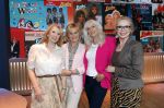 Hilversum 15 mei 2026
Marga Bult Rita v Rooij Margot v d Ven en Gemma v Eck van damesgroep Babe bij omroep Max op het mediapark .
