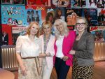 Hilversum 15 mei 2026
Marga Bult Rita v Rooij Margot v d Ven en Gemma v Eck van damesgroep Babe bij omroep Max op het mediapark .
