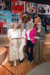 Hilversum 15 mei 2026
Marga Bult Rita v Rooij Margot v d Ven en Gemma v Eck van damesgroep Babe bij omroep Max op het mediapark .