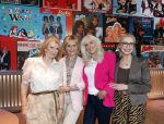 Hilversum 15 mei 2026
Marga Bult Rita v Rooij Margot v d Ven en Gemma v Eck van damesgroep Babe bij omroep Max op het mediapark .