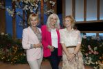 Hilversum 15 mei 2026
Marga Bult Rita v Rooij Margot v d Ven en Gemma v Eck van damesgroep Babe bij omroep Max op het mediapark .
