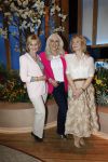 Hilversum 15 mei 2026
Marga Bult Rita v Rooij Margot v d Ven en Gemma v Eck van damesgroep Babe bij omroep Max op het mediapark .