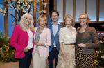 Hilversum 15 mei 2026
Marga Bult Rita v Rooij Margot v d Ven en Gemma v Eck van damesgroep Babe bij omroep Max op het mediapark .
