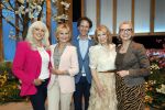 Hilversum 15 mei 2026
Marga Bult Rita v Rooij Margot v d Ven en Gemma v Eck van damesgroep Babe bij omroep Max op het mediapark .