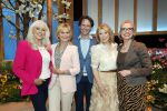 Hilversum 15 mei 2026
Marga Bult Rita v Rooij Margot v d Ven en Gemma v Eck van damesgroep Babe bij omroep Max op het mediapark .