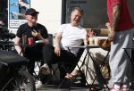 Amsterdam 29 mei 2026
Boris Dittrich en Jehoshua Rozenman op terras bij de coffee company 