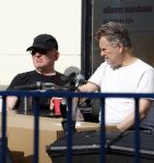 Amsterdam 29 mei 2026
Boris Dittrich en Jehoshua Rozenman op terras bij de coffee company 