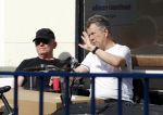 Amsterdam 29 mei 2026
Boris Dittrich en Jehoshua Rozenman op terras bij de coffee company 