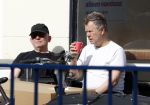 Amsterdam 29 mei 2026
Boris Dittrich en Jehoshua Rozenman op terras bij de coffee company 