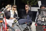 Amsterdam 29 mei 2026
Chantal janzen met haar man Marcel Geeratz op terras .