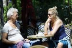 Amsterdam 16 juni 2026
Derk Bolt met een kennis op terras in Amsterdam zuid.