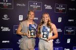 Maarssen 25 mei 2026
Voetballer van het jaar gala in de Fabrique in Maarssen . ESPN organiseert het . Desiree v Lunteren en Jaimy Ravensbergen 
