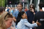 Amsterdam 31 mei 2026
Premiere Rutger Thomas en Paco 2 in Pathe Arena . Dionne Slagter kwam met haar broer (blauwe polo) en partner ( zonnebril )
